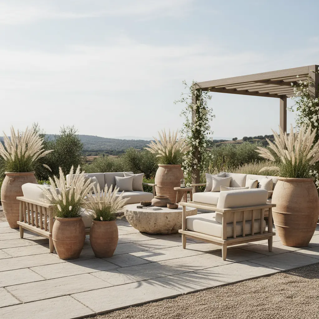 Modern outdoor seating